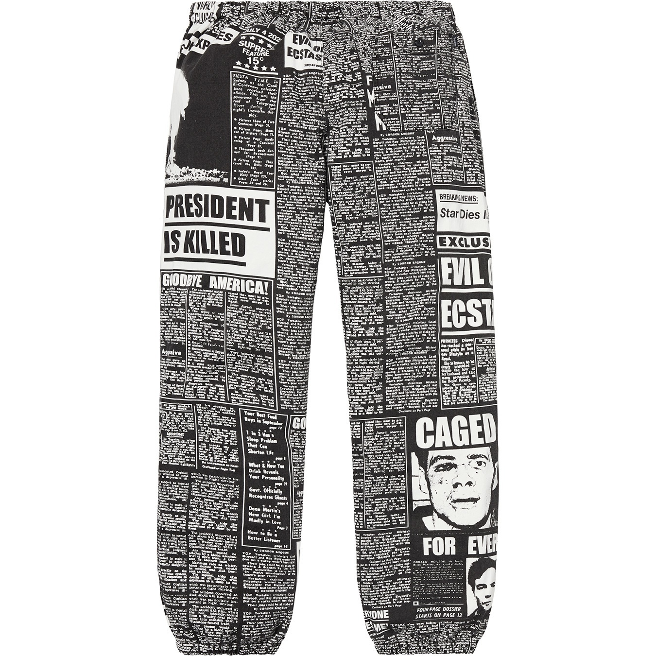Newsprint Skate Pant view 6